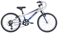 Велосипед 20" Apollo NEO 6s boys Brushed Alloy / Black / Blue Fade