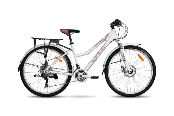 Велосипед VNC 2022' 26" Expance A3 FMN, V2A3W-2642-WB, 42см (1728), white (shiny)/blue (shiny)