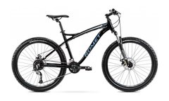 Велосипед ROMET Rambler Fit 26 чорно-блакитний 20 L