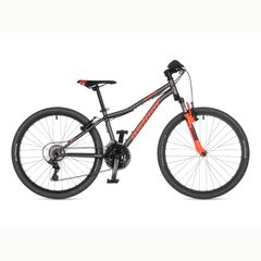 Велосипед AUTHOR (2023-24) Matrix 24", рама 12,5", колір-сріблястий // неоново помаранчевий