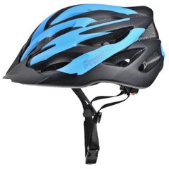 Шолом велосипедний ProX Thumb чорний/блакитний L (A-KO-0125)