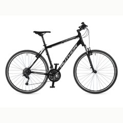 Велосипед AUTHOR (2023-24) Classic 28", рама 18", колір-чорний (білий) // чорний
