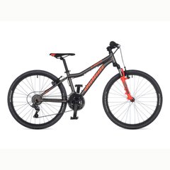 Велосипед AUTHOR (2023-24) A-Matrix 24", рама 12,5", колір-сріблястий // неоново помаранчевий