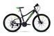 Велосипед VNC 2022' 27,5" MontRider A3, V1A3-2740-BG, 40см (0080), black (shiny)/green (matt)