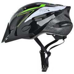 Шолом велосипедний ProX Thunder чорний/зелений L (A-KO-0131)