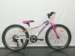 Велосипед Sparto 24" Polo VB рама 12" бiло- рожево- бiрюзовий