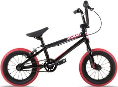 Велосипед 12" Stolen AGENT 13.25" 2021 BLACK W/ DARK RED TIRES
