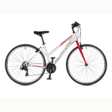 Велосипед AUTHOR (2023-24) Thema 28", рама 19", колір-білий // червоний