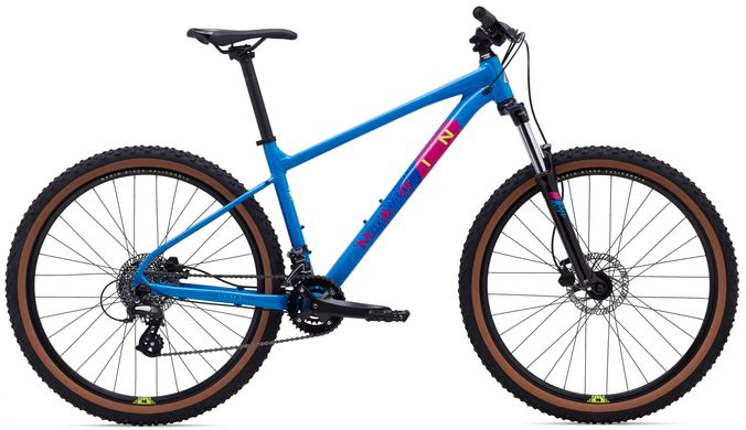 Велосипед 29" Marin BOBCAT TRAIL 3 рама - XL 2023 Gloss Bright Blue/Dark Blue/Yellow/Magenta