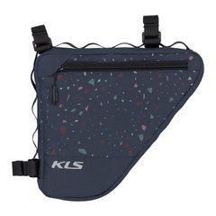 Сумка в трикутник рами KLS Wedge 023, темно-синій, дизайн-конфетті