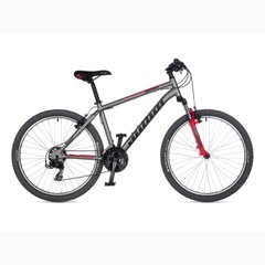 Велосипед AUTHOR (2023-24) Outset 26", рама 17", колір-сріблястий // червоний