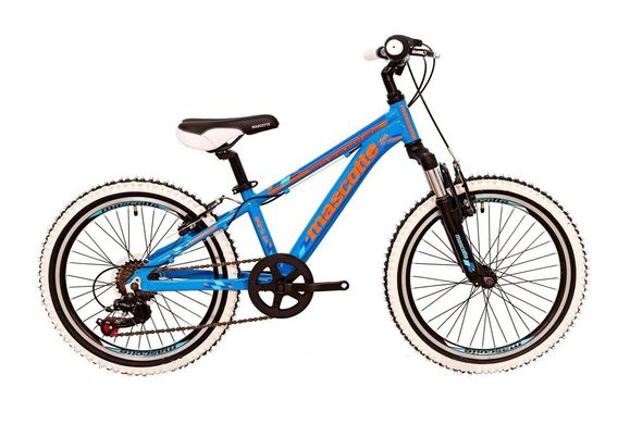 Велосипед MASCOTTE 20" SPARK MTB р 10" синий-оранж