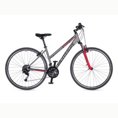 Велосипед AUTHOR (2023-24) Integra 28", рама 17", колір-сріблястий // червоний