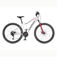 Велосипед AUTHOR (2023-24) Solution ASL 27.5", рама 14", колір-білий (сріблястий) // червоний