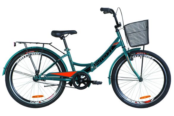 Велосипед 24" Formula SMART 14G тормозная рама-15" St синий с оранжевы, синий с оранжевы