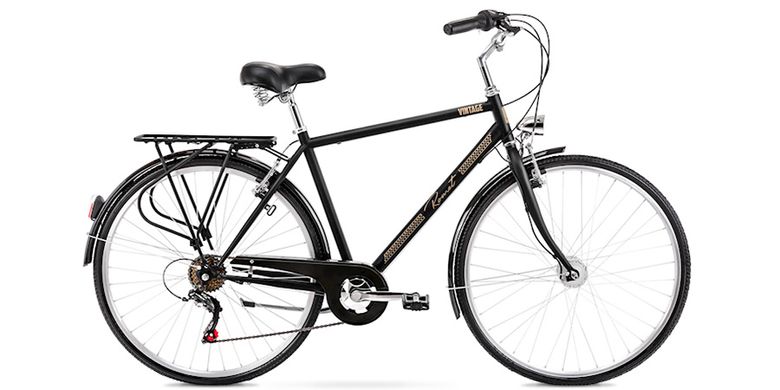 Велосипед ROMET Vintage M темно-синій 20 L