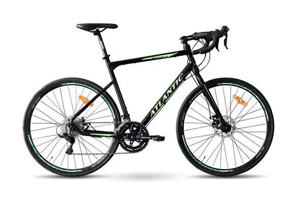 Велосипед Atlantic 2023' 28" Xenon NX, A51NX-2849-BL, L/19"/49см (2244), black (shiny)/lime (shiny)