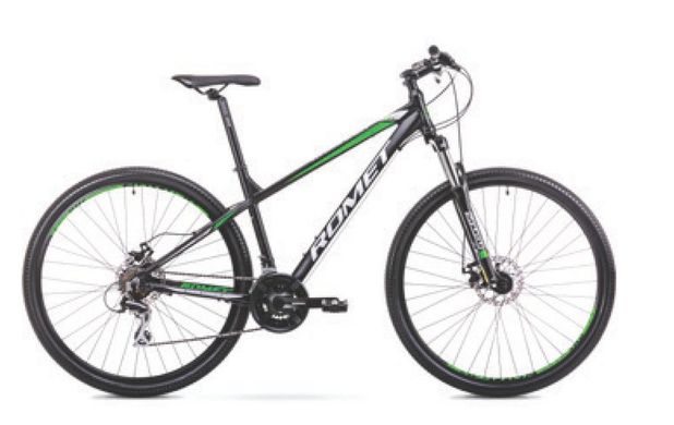 Велосипед горный 29 ROMET 19 Rambler R9.1 чорно-зелений 17 M
