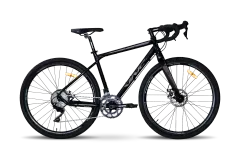 Велосипед VNC 2023' 28" PrimeRacer A11 SH, V51A11SH-2853-BG, 21"/53см (4071), black (shiny)/grey (shiny)