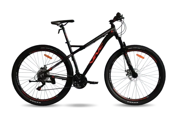 Велосипед VNC 2022' 26" MontRider A2, V1A2-2644-BR, 44см (8564), black (shiny)/red (matt)