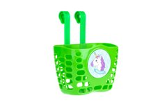 Кошик дитячий пластиковий на кермо ONRIDE Pony Mini зелений для велосипедів 12-14"