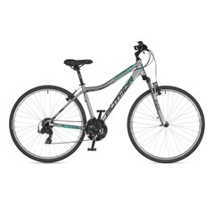 Велосипед AUTHOR (2023-24) Compact ASL 28", рама 18", колір-сріблястий (зелений)// сріблястий