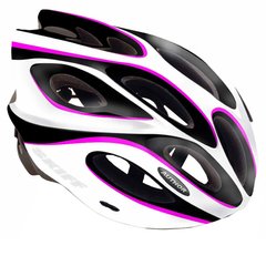 Шлем Author Skiff Inmold, размер 52-58 см, цвет: черный/белый/фиолетовый