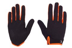 Перчатки Green Cycle Punch 2 с закрытыми пальцами L черно-оранжевые