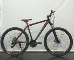 Велосипед горный Sparto 29" Argos DD рама 21" чорно-ciрий-червоний