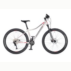 Велосипед AUTHOR (2023-24) Traction ASL 27,5", рама 16", колір-білий (сріблясто-червоний) // сріблястий