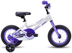 Велосипед 12" Apollo NEO girls фіолетовий/білий