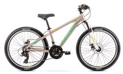 Велосипед ROMET Rambler Dirt 24 серо-зеленый 12 S