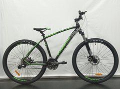 Велосипед горный Sparto 27,5" Flash DD рама 19" чорно-зелений