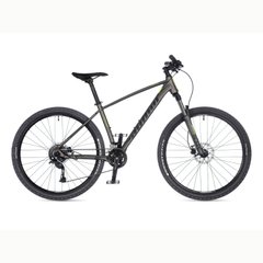 Велосипед AUTHOR (2023-24) Pegas 27.5", рама 15", колір-сріблястий (неоново жовтий) // сріблястий