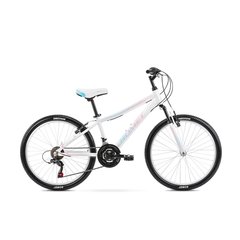 Велосипед ROMET Jolene 24 бело-голубовато-розовый 13 S