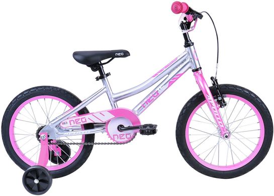 Велосипед 16" Apollo NEO girls рожевий/білий