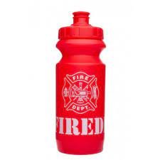 Фляга 0,6 Green Cycle Firedivision с большим соском, red nipple/ red cap/ red bottle