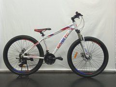 Велосипед горный Sparto 26" Acute DD рама 15" бiло-червоно-синiй