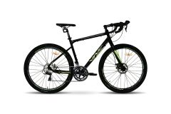Велосипед VNC 2025' 28" PrimeRacer A5, V51A5-2853-BL, 21"/53см L-TWOO (1919), black (shiny)/lime (matt)