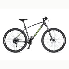 Велосипед AUTHOR (2023-24) Pegas 29", рама 19", колір-сріблястий (неоново жовтий) // сріблястий