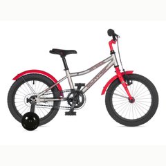 Велосипед AUTHOR (2023-24) Orbit II 16",рама 9", колір-сріблястий // червоний