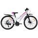 Велосипед Atlantic 2025' 24" Fusion NX FMN, A1NX-2430-WP, XXS/12"/30см (0793), white (shiny)/pink (shiny)