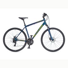 Велосипед AUTHOR (2023-24) Horizon 28", рама 18", колір-темно синій (лимонний) // темно синій