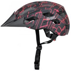 Шолом велосипедний ProX Storm чорний з червоним M (A-KO-0127)