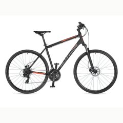 Велосипед AUTHOR (2023-24) Horizon 28", рама 22", колір-чорний неоново помаранчевий) // чорний