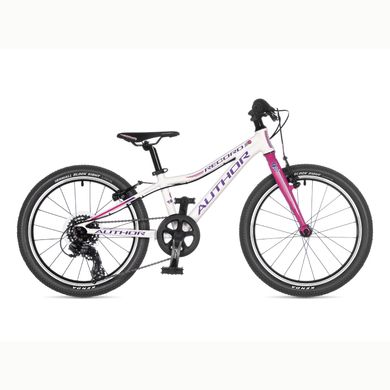 Велосипед AUTHOR (2023-24) Record 20", рама 10", колір-білий // рожевий